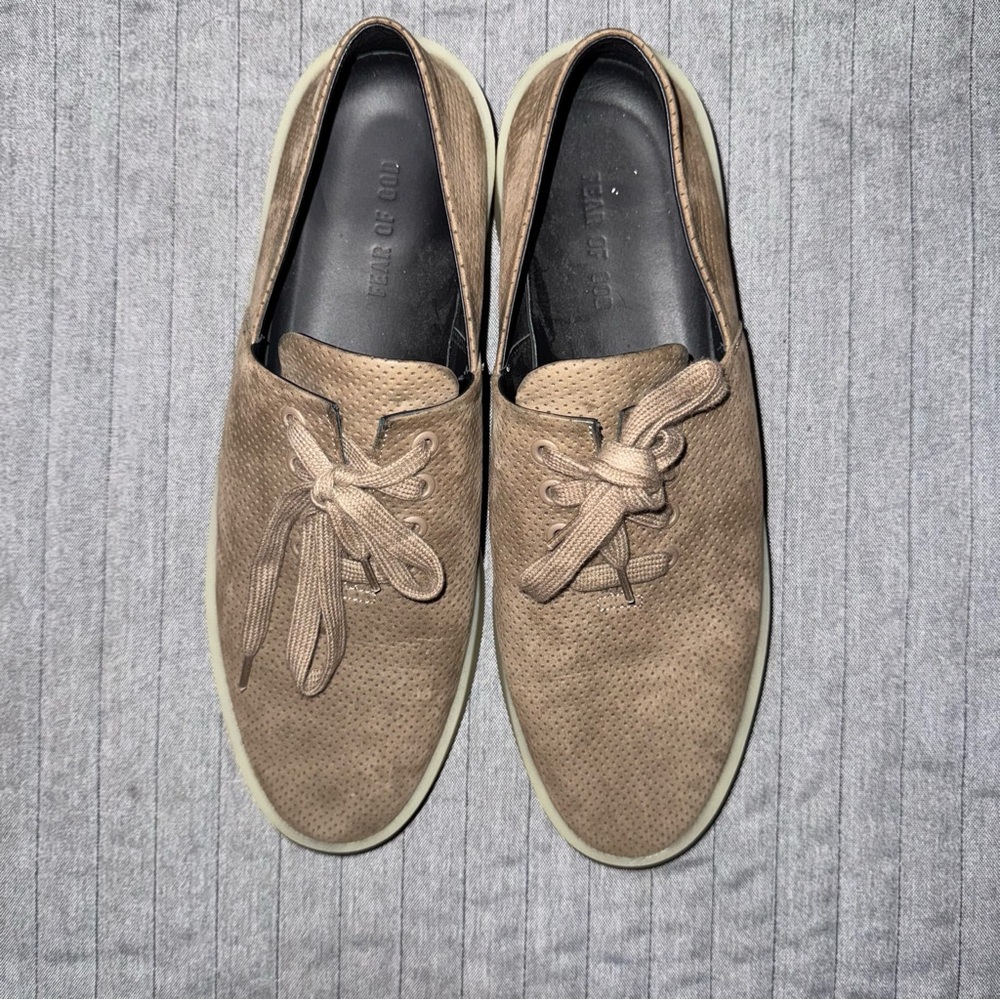 Fear of God suede shoes